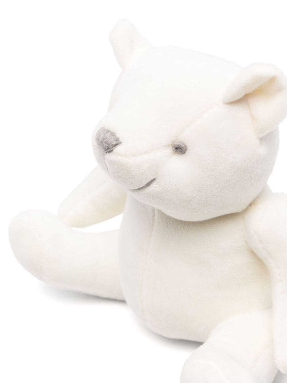 Peluche orso per neonato Paz Rodriguez bianco con design imbottito - Rubino Kids