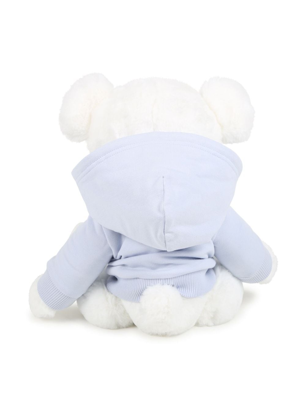 Peluche per neonata Givenchy Kids bianco con felpa azzurro con logo e cappuccio - Rubino Kids