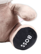 Peluche Red Panda con ricamo per neonato BOSS Kidswear marrone con targhetta con logo - Rubino Kids