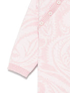 Pigiama con intarsio paisley per neonata ETRO KIDS rosa con abbottonatura sulla spalla - Rubino Kids