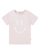 Pigiama per bambina Molo Luvis rosa con stampa smiley - Rubino Kids