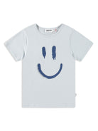 Pigiama per bambino Molo Luvis azzurro con stampa smiley - Rubino Kids