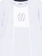 Pigiama per neonato Boss Kidswear azzurro con chiusura con bottoni - Rubino Kids