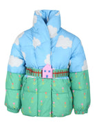 Piumino multicolore per bambina con stampa Farmyard Stella McCartney Kids - Rubino Kids