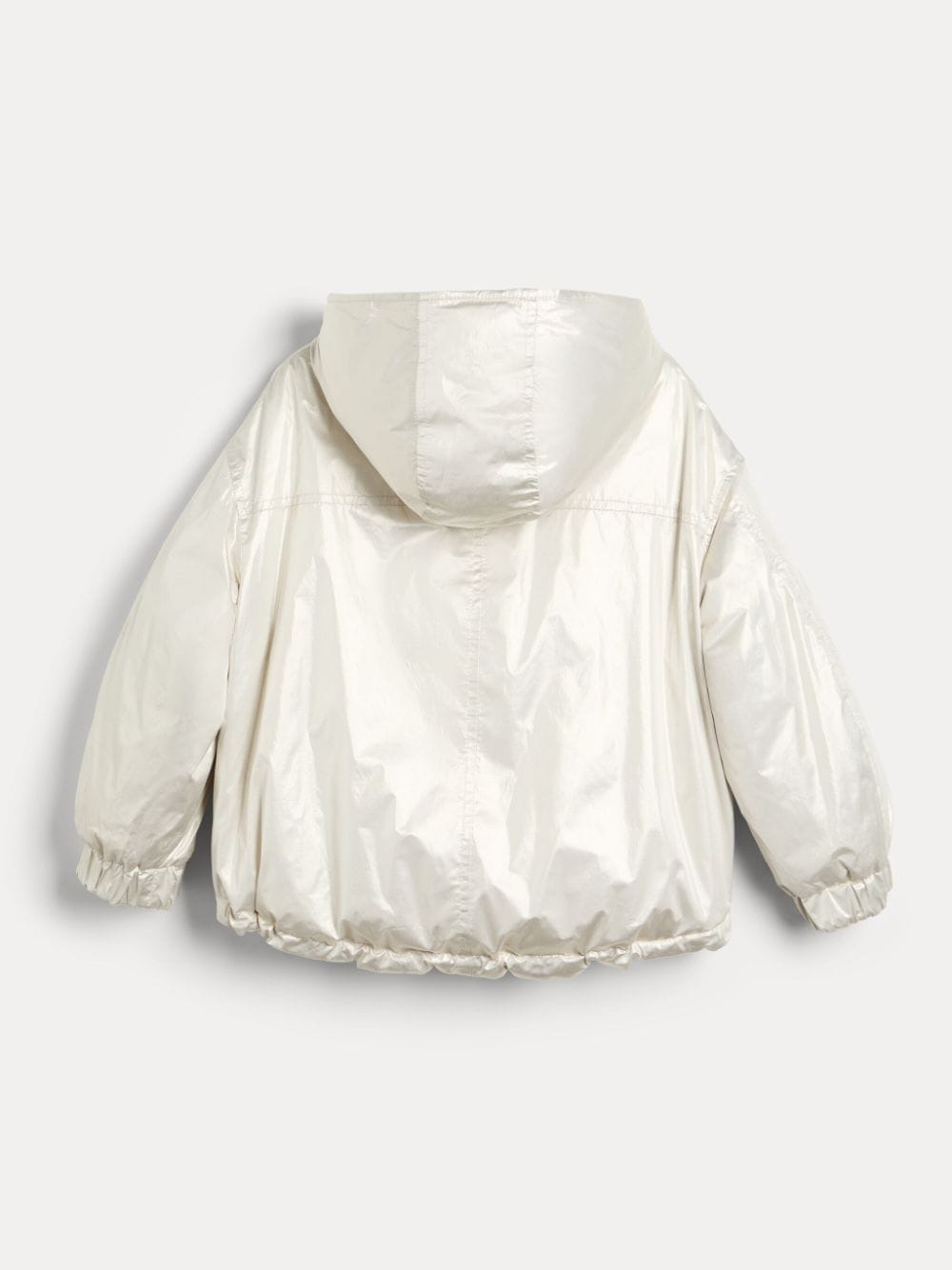 Piumino per bambina Brunello Cucinelli Kids bianco reversibile - Rubino Kids