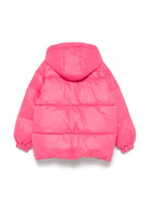 Piumino per bambina Mini Rodini fucsia con tasche anteriori - Rubino Kids