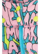 Piumino per bambina Stella McCartney Kids rosa con stampa grafica - Rubino Kids