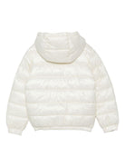 Piumino per bambini Moschino Kids bianco con dettaglio logo - Rubino Kids