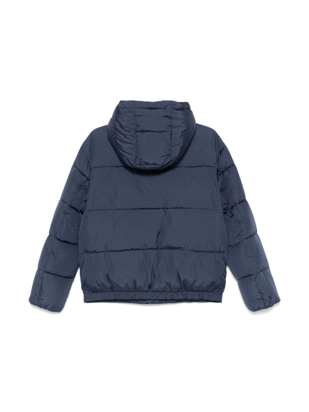 Piumino per bambino Emporio Armani Kids blu trapuntato con design imbottito - Rubino Kids