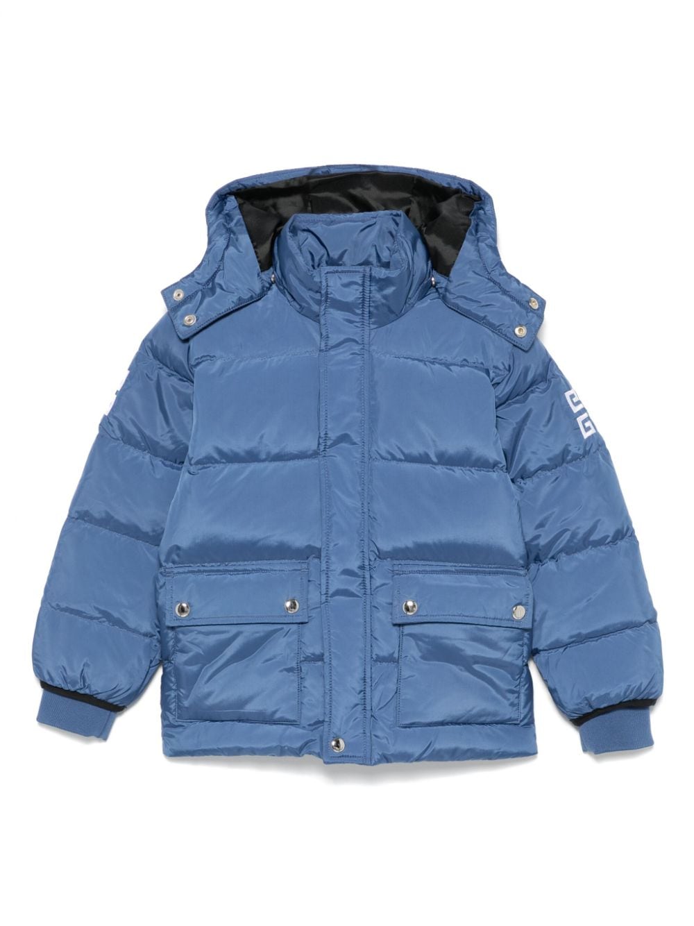 Piumino per bambino Givenchy Kids blu con stampa 4G - Rubino Kids