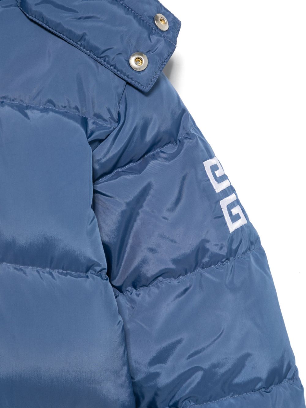 Piumino per bambino Givenchy Kids blu con stampa 4G - Rubino Kids