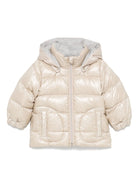 Piumino per neonato Herno Kids beige con cappuccio staccabile - Rubino Kids