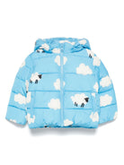 Piumino per neonato Stella McCartney Kids azzurro con motivo a pecora - Rubino Kids