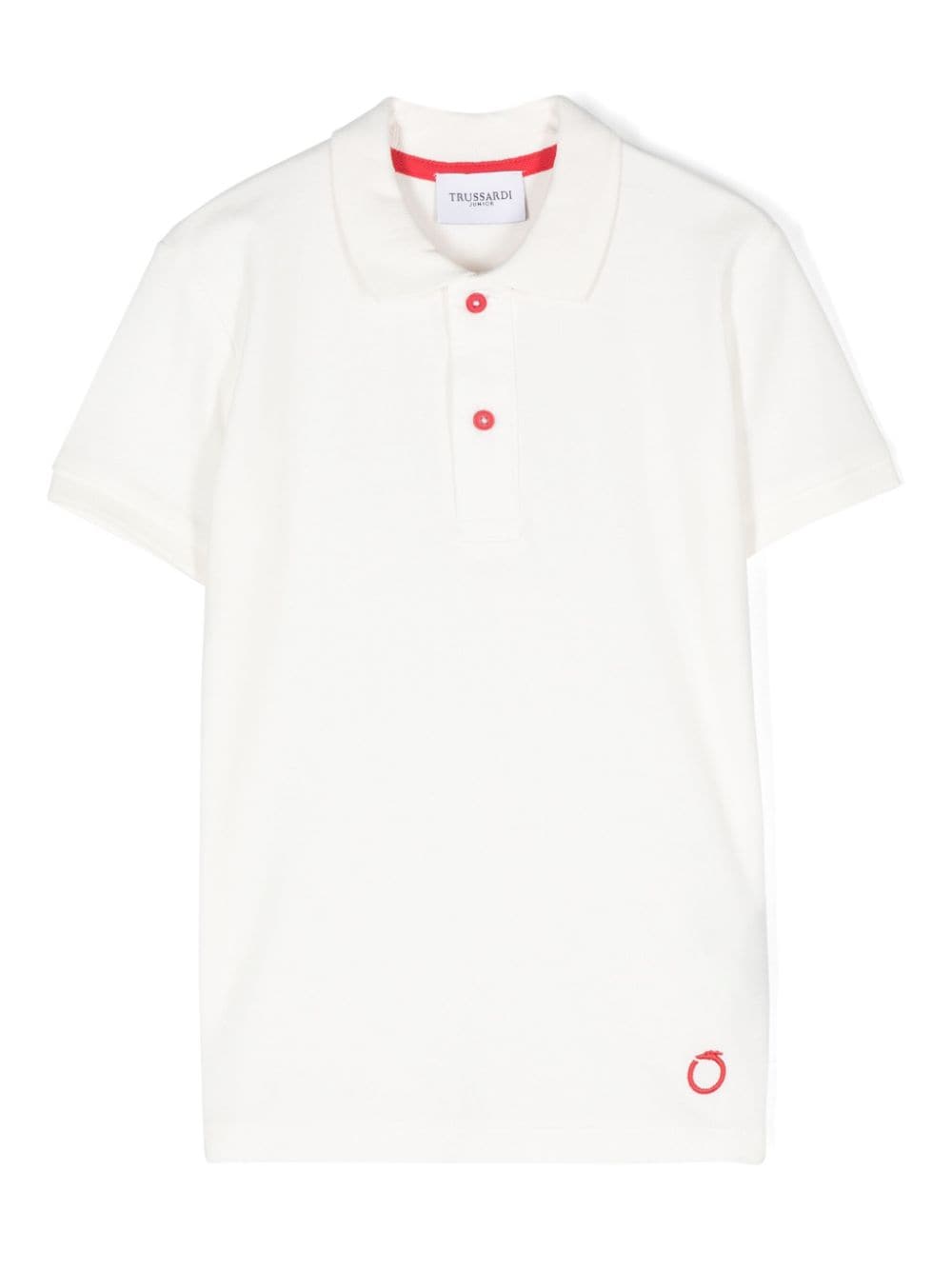 Polo con logo ricamato - Rubino Kids