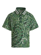 Polo con stampa paisley - Rubino Kids