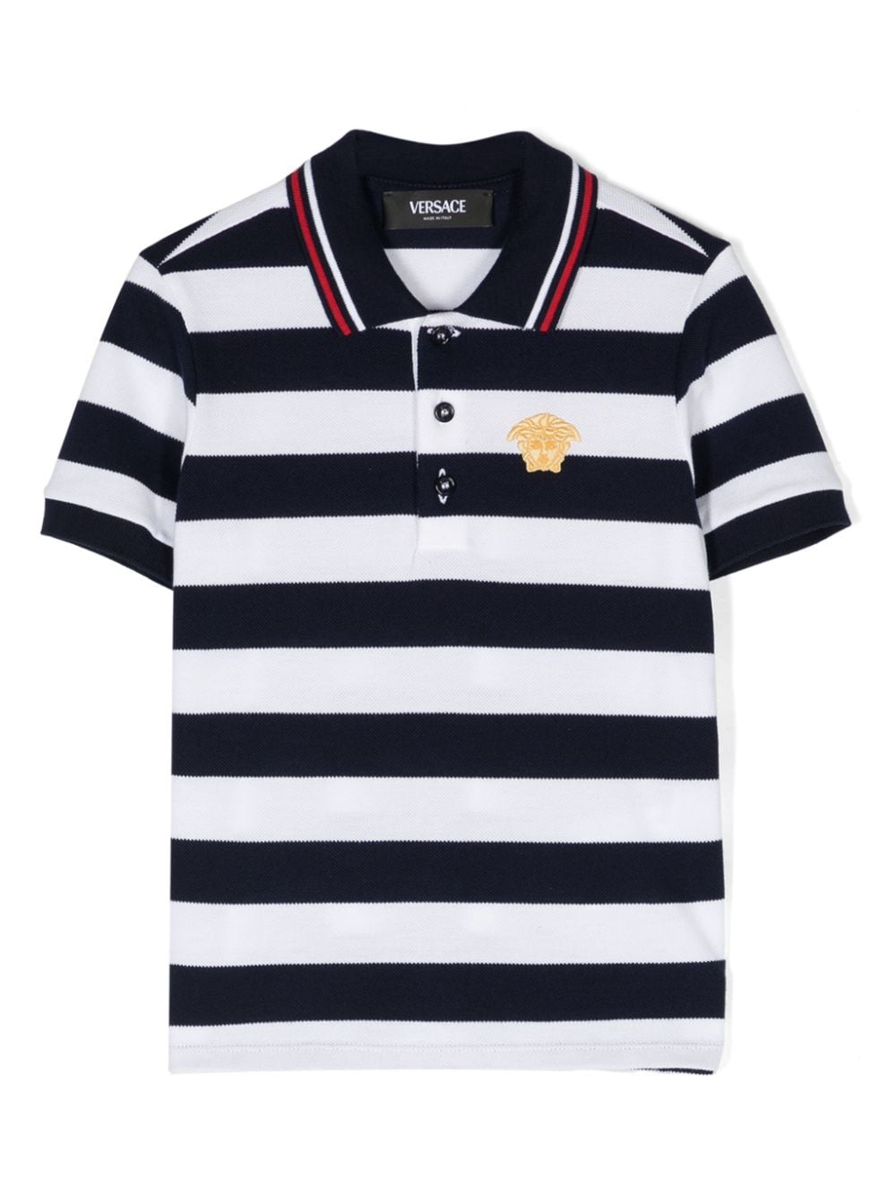 Polo Nautical Stripe - Rubino Kids