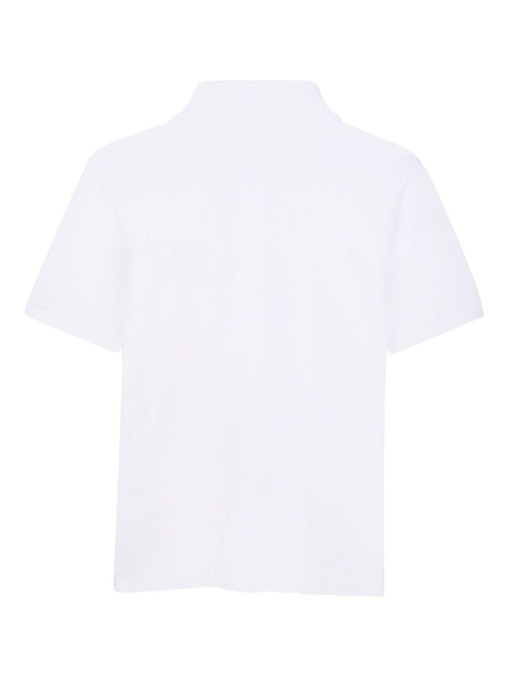 Polo per bambino Givenchy Kids con logo ricamato - Rubino Kids