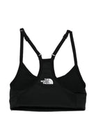 Reggiseno flex per bambina The North Face Kids nero con spalline regolabili - Rubino Kids