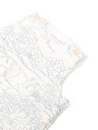 Sacco nanna per neonati Bonpoint bianco con stampa grafica all - over - Rubino Kids