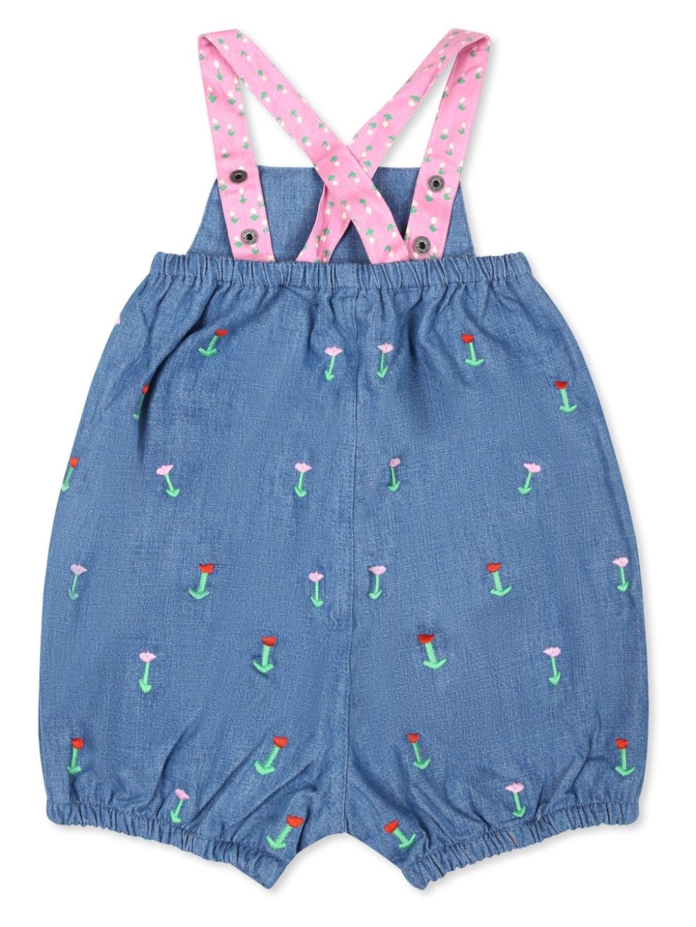 Salopette con applicazione Farmyard - Rubino Kids