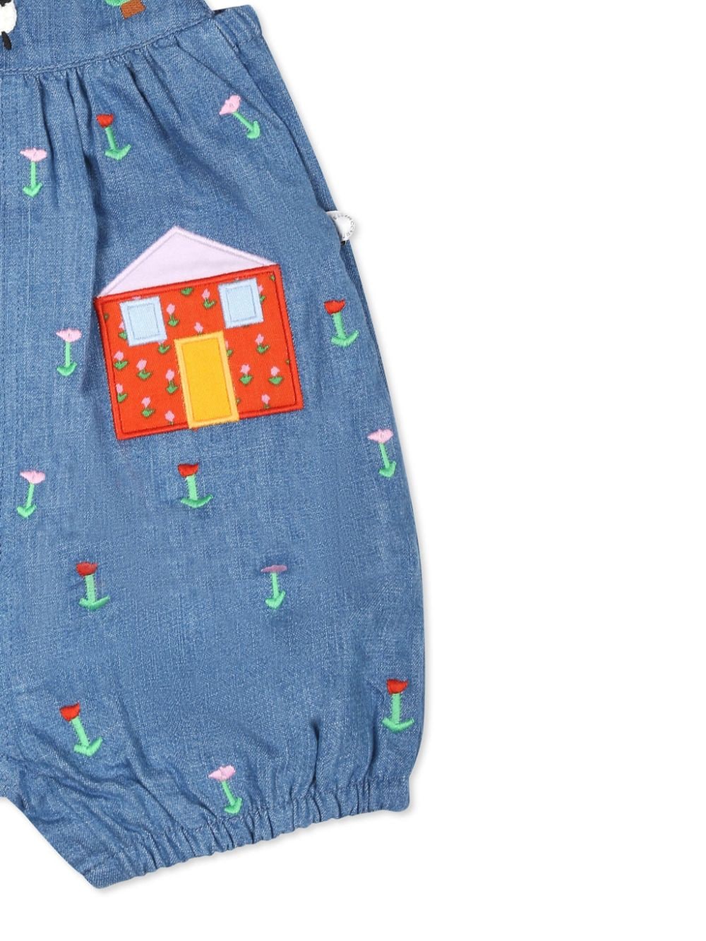 Salopette con applicazione Farmyard - Rubino Kids