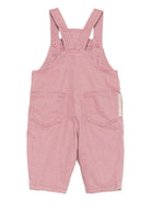 Salopette per neonata Stella McCartney Kids rosa con ricamo uccelli - Rubino Kids