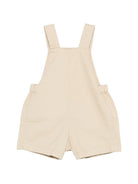 Salopette per neonati Petit Bateau beige con bretelle - Rubino Kids