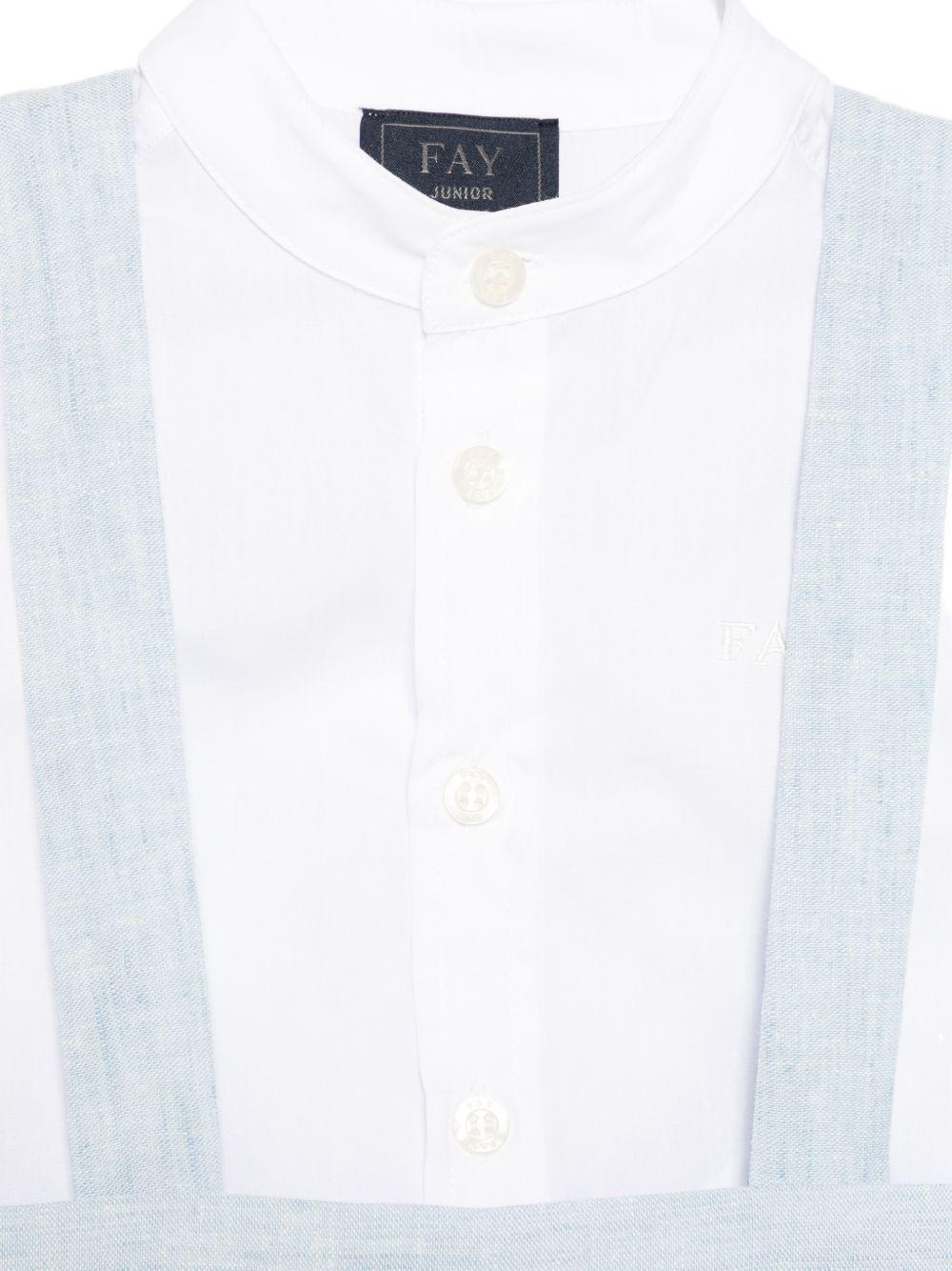 Salopette per neonato fay Kids azzurra con chiusura a bottoni - Rubino Kids