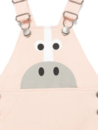 Salopette rosa per neonata con motivo mucca Stella McCartney Kids - Rubino Kids