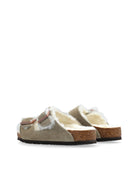 Sandali Arizona per bambino Birkenstock Kids grigio con camoscio - Rubino Kids