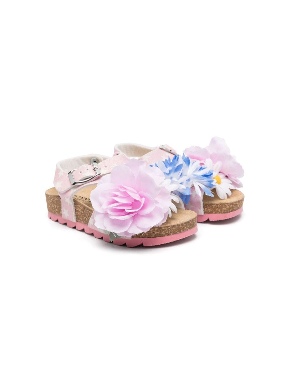 Sandali con applicazioni a fiore - Rubino Kids
