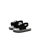 Sandali con stampa Choupette per bambina Karl Lagerfeld Kids nero con soletta con logo - Rubino Kids