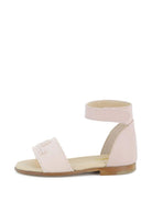 Sandali per bambina Chloé Kids rosa con ricamo - Rubino Kids