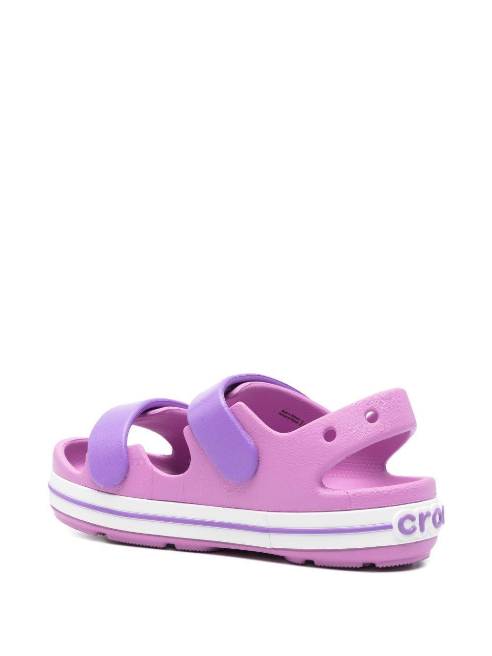 Sandali per bambina Crocs Kids rosa con dettaglio ritagliato - Rubino Kids