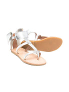 Sandali per bambina Douuod Kids argento con cinturino a T - Rubino Kids