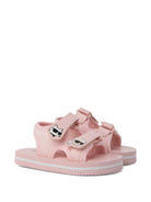 Sandali per bambina Karl Lagerfeld Kids rosa con applicazione - ikon - Rubino Kids