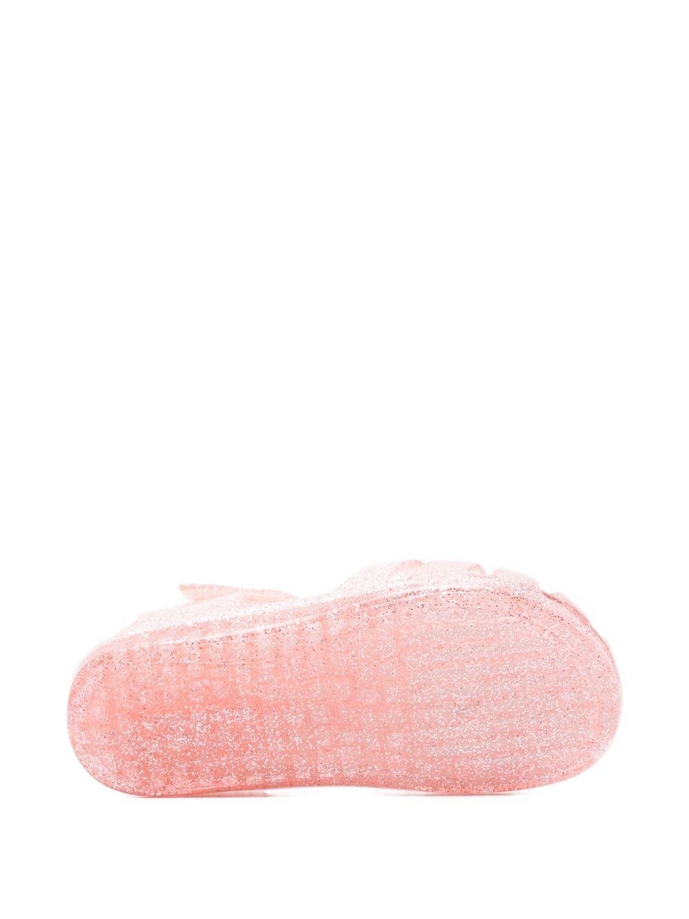 Sandali per bambina Konges Slojd rosa con applicazione ciliegia - Rubino Kids
