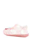 Sandali per bambina Konges Slojd rosa con applicazione ciliegia - Rubino Kids