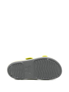 Sandali per bambino Crocband Cruiser K Crocs Kids grigie con suola in gomma - Rubino Kids