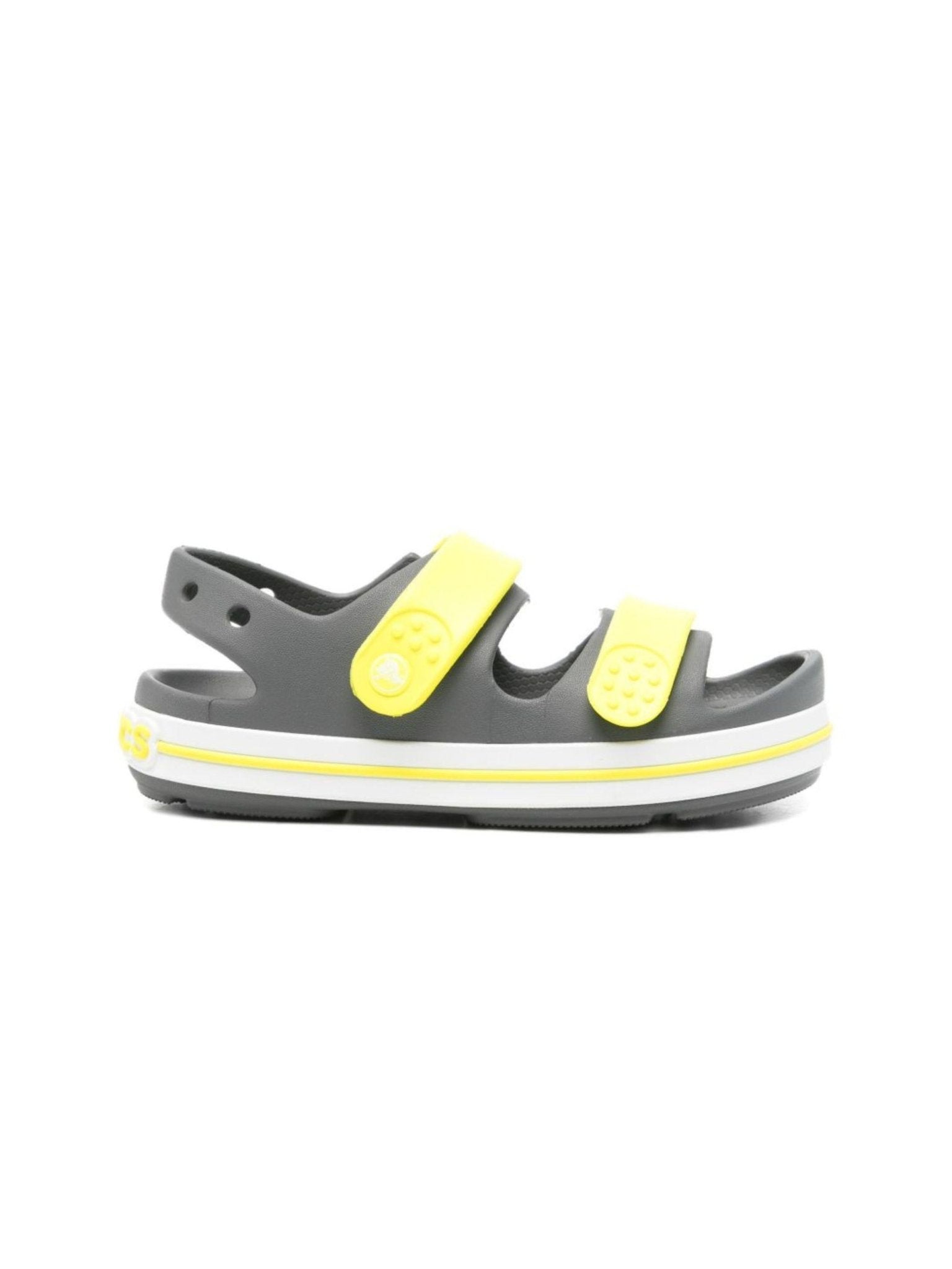 Sandali per bambino Crocband Cruiser K Crocs Kids grigie con suola in gomma - Rubino Kids