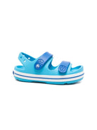 Sandali per bambino Crocs Kids azzurre con cinturino - Rubino Kids