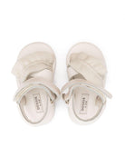 Sandali per neonata Donsje Miene bianco con chiusura frontale a strappo - Rubino Kids