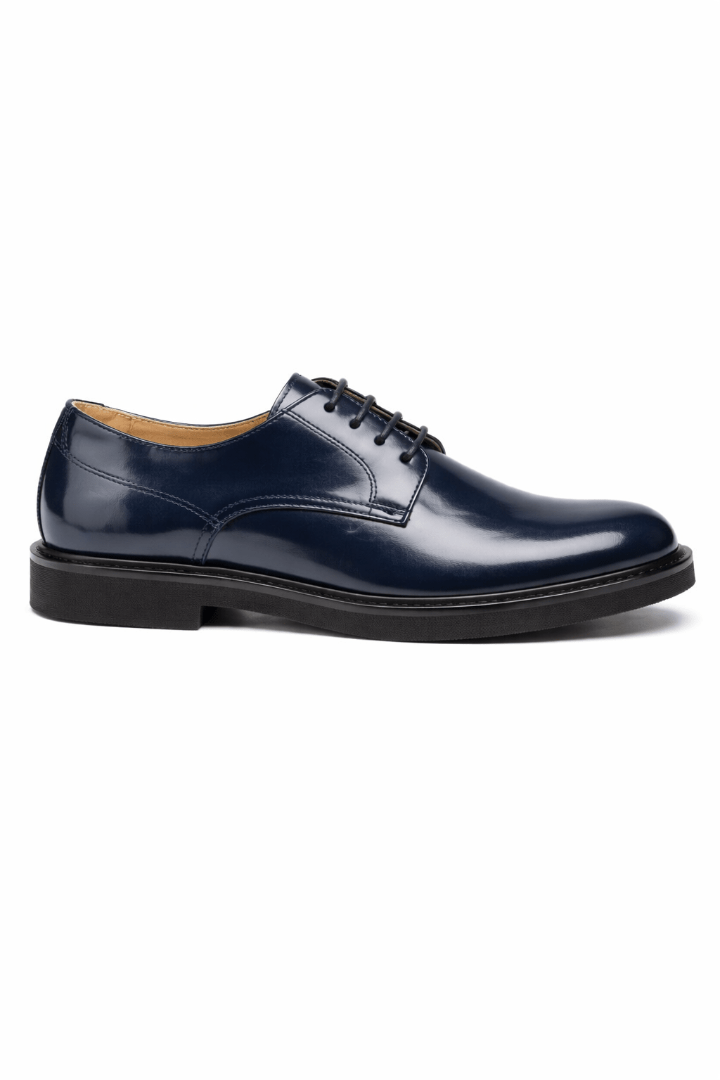 Scarpe elegantii per bambino Andrea Montelpare blu con chiusura con lacci - Rubino Kids