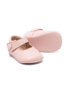 Scarpe primi passi per neonata Eli1957 rosa con soletta in pelle con logo - Rubino Kids