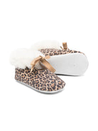 Scarpe primi passi per neonata Tartine Et Chocolat beige con stampa leopardata - Rubino Kids