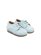 Scarpe primi passi per neonato Eli1957 azzurro con lacci - Rubino Kids