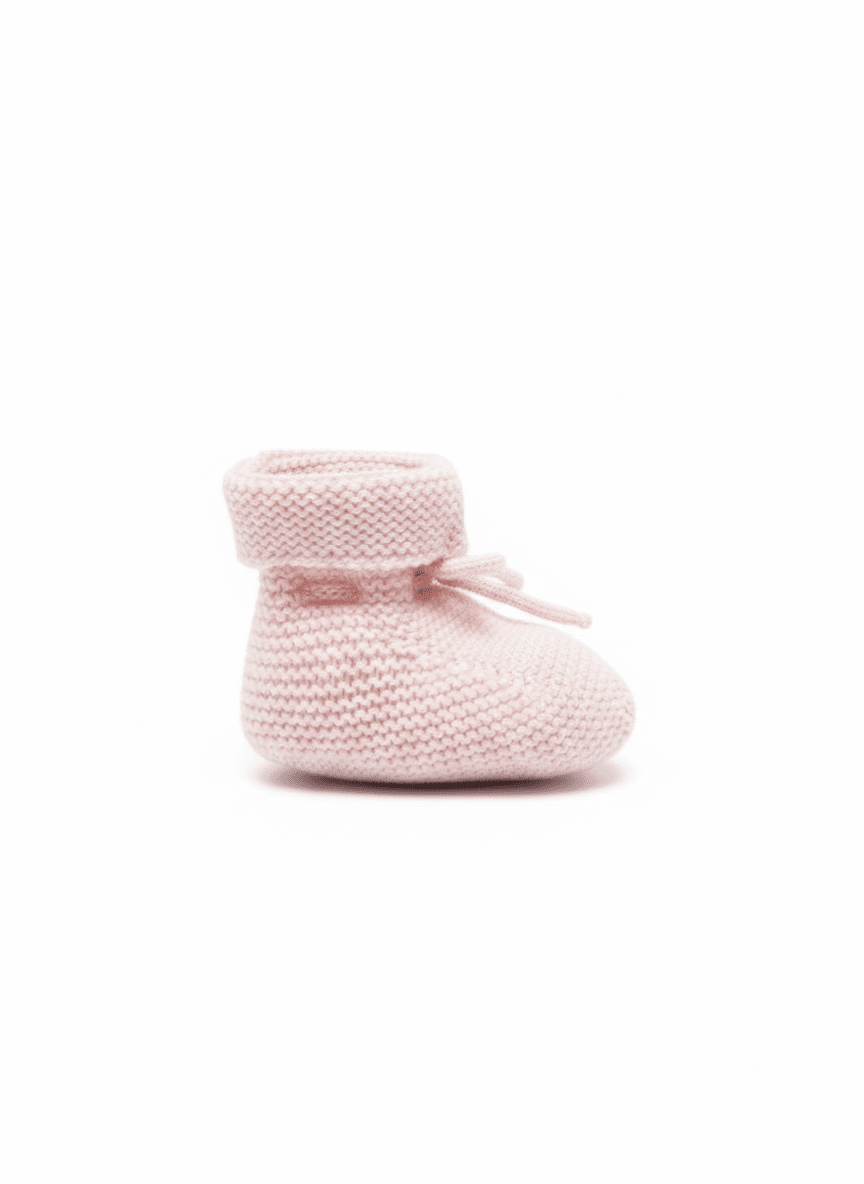Scarpine da culla Paz Rodriguez rosa con design slip - on - Rubino Kids
