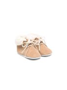 Scarpine primi passi per neonato Tartine Et Chocolat beige con lacci - Rubino Kids