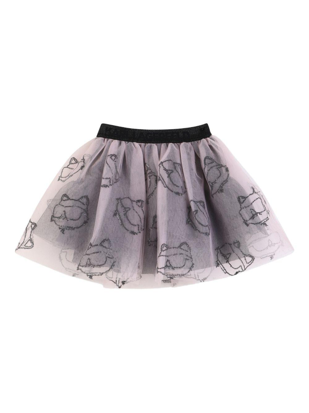 Set 2 pezzi per neonata Karl Lagerfeld Kids multicolore con stampa ikon choupette - Rubino Kids