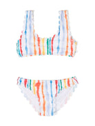 Set bikini con scollo a U - Rubino Kids